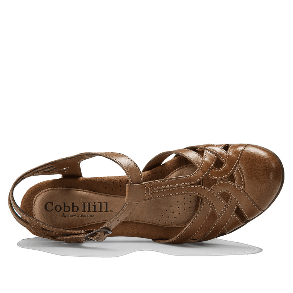 Rockport Womens Cobb Hill Aubrey T-Strap - Sandals Brown - ZMK143207